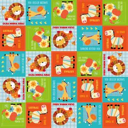 Saco para Presente Perol Zoolandia Colorido