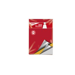 Saco para Presente Sortido No Pacote Liso Metalizado Colorido