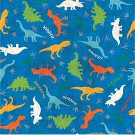 Saco para Presente Metal Jurássico Colorido