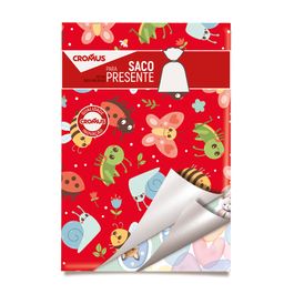 Saco para Presente Sortido No Pacote Bebe - Sortido Colorido