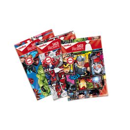 Saco para Presente Perol Sortido Marvel Colorido