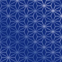 Saco para Presente Metal Star Azul Intenso