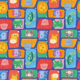 Saco Para Presente Metal Animagia Colorido