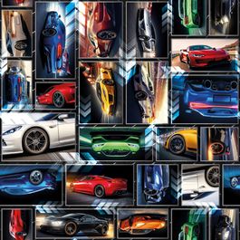 Saco Para Presente Metal Fast Car