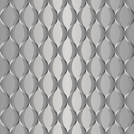 Saco Para Presente Metal Waves Prata