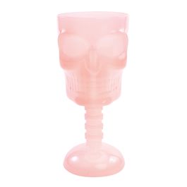 Taça Caveira Candy Rosa