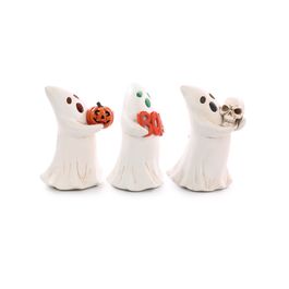 Fantasma com Abóbora, Boo e Crânio