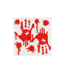 Adesivo Gel Mãos com Sangue