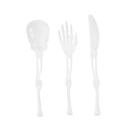 Talheres Esqueleto Branco