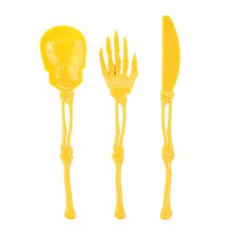 Talheres Esqueleto Laranja