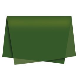 Papel Seda Liso Verde Musgo