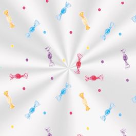 Saco Transparente Balinhas Colorido