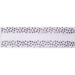 Fita Aramada Coração Preto