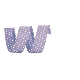 Fita Kraft Extra Fina Poá Lilás / Branco