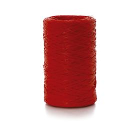 Rafia Sintética Liso Vermelho