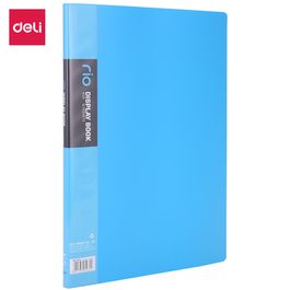 Pasta Catálogo RIO - Capa PP 0,75mm - 10 Envelopes - Azul