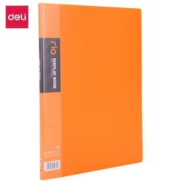 Pasta Catálogo RIO - Capa PP 0,75mm - 10 Envelopes - Laranja