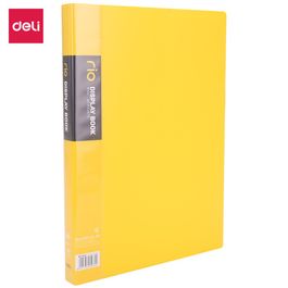Pasta Catálogo RIO  - Capa PP 0,95mm - 40 Envelopes - Amarelo
