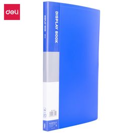 Pasta Catálogo - Capa PP 0,5mm - 20 Envelopes - Azul