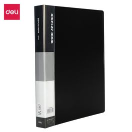 Pasta Catálogo - Capa PP 0,6mm - 40 Envelopes - Preto