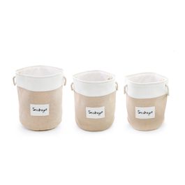 Cesta Poliéster Branco / Natural