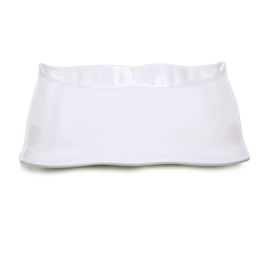 Travessa Retangular Melamina Branco