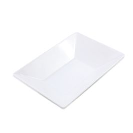 Travessa Retangular Melamina Branco