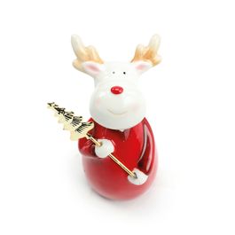 Rena Com  Pinheiro Vermelho Branco e Ouro