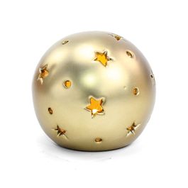 Bola Natalina C/ Estrelas Our 10Cm 2Lr44