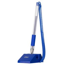 Caneta Esferográfica DAILY com suporte - Ponta Mini 0,5mm  - Azul - 1 pc