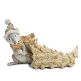 Enf Pend C/Rato Arrastando Pinheiro Cza/Mrr 8Cm