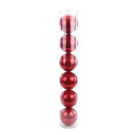 Bola Tubo Perolada Vermelho