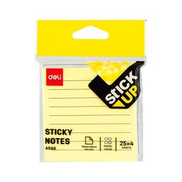 Notas adesivas 76 x 76mm - Pautado - 4 x 25 fls