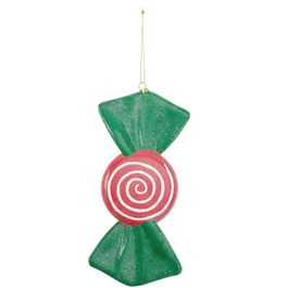 Enfeite Pendurar Candy Verde/Vermelho/Branco