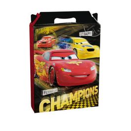 Caixa Maleta Retangular Vertical Circuito Cars Colorido