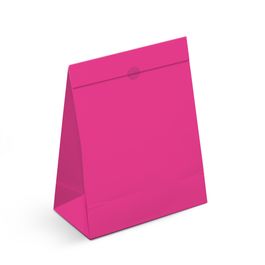 Saco De Papel Para Presente Pink Core Pink