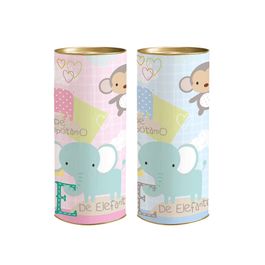 Lata para Presente Abc Baby Colorido