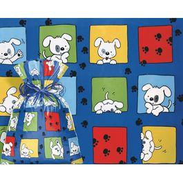 Saco para Presente Perol Dog Azul