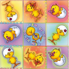 Saco para Presente Perol Bem Vindo Colorido