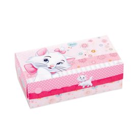 Caixa Box Marie Rosy Branco / Rosa