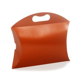 Caixa Almofada Ferrugem Laranja