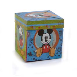 Caixa Cubo Mickey Diversão Colorido