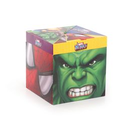 Caixa Cubo Three Heroes Colorido