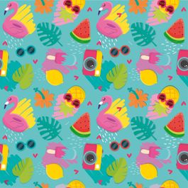 Saco para Presente Perol Summer Colorido