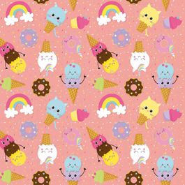 Saco para Presente Perol Doçura Colorido