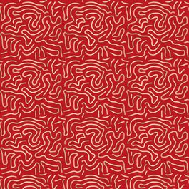 Saco Para Presente Metal Vibes Vermelho Colorido