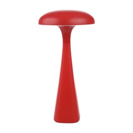 Luminária De Mesa Aluminio Vermelho