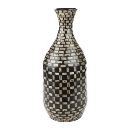 Vaso Bambu Natural / Preto