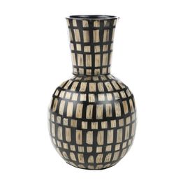 Vaso Bambu Natural / Preto
