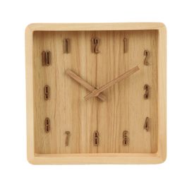 Relógio Madeira Tilia E Mdf Natural